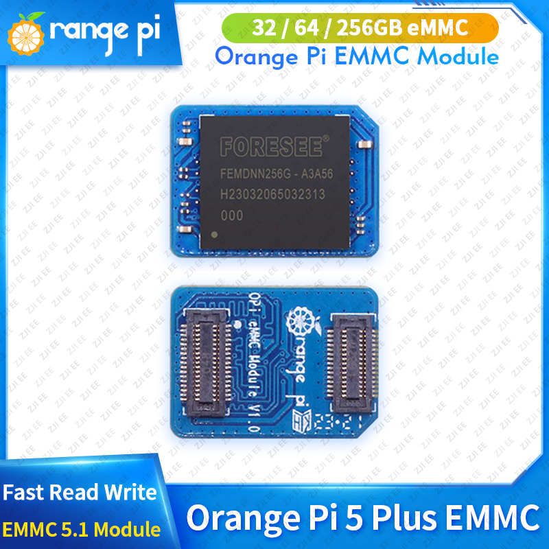 Orange Pi 5 Plus 32Gb - Orange Pi EMMC Modülü 32GB 64GB