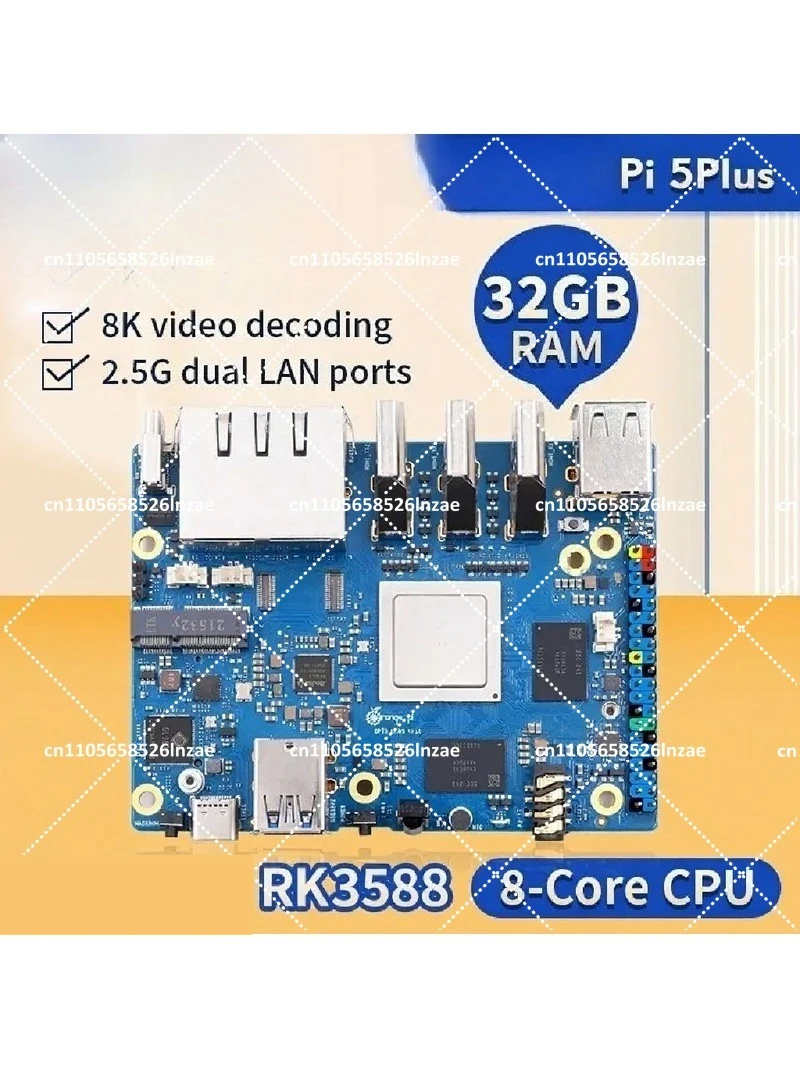 Orange Pi 5 Plus 32Gb - Orange Pi 5 plus Tek Kartlı