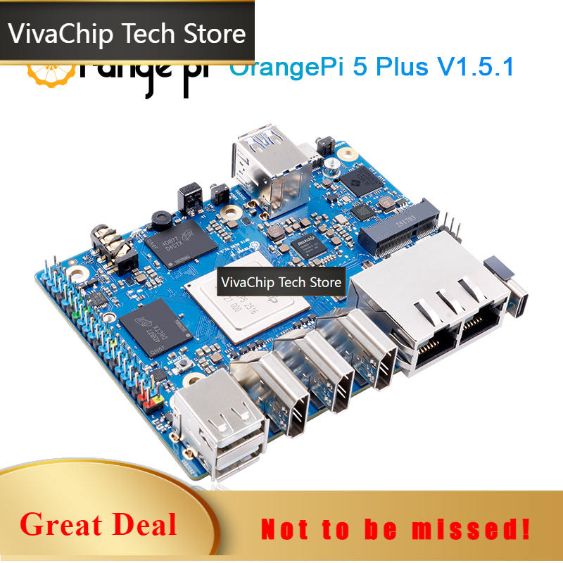 Rk3588 Mini Pc Board - VivaCTOrange Pi5 Plus 16GB Tek Kartlı