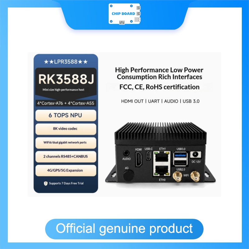 Rk3588 Mini Pc Board - Neardi Pi4 RK3588 Endüstriyel Mini PC,