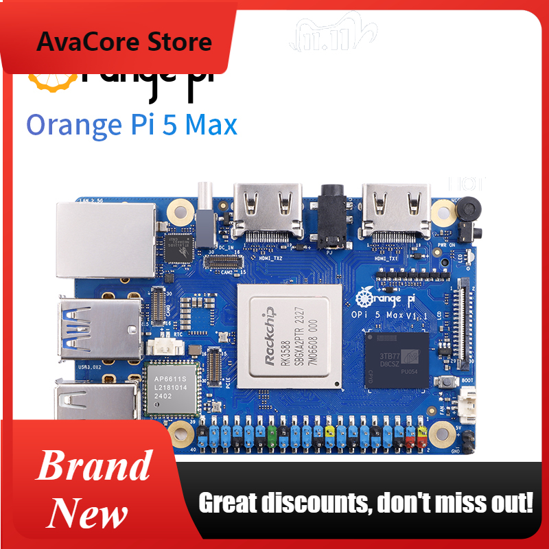 Orange Pi 5 Max Rk3588 - AvaCoreOrangePi 5 Max 16GB, 5V5A Güç