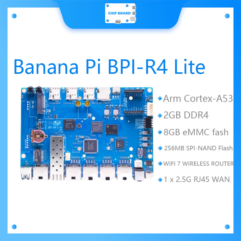 Bananapi Bpi R4 Wifi 7 - Banana Pi BPI-R4 Lite, gelişmiş akıllı