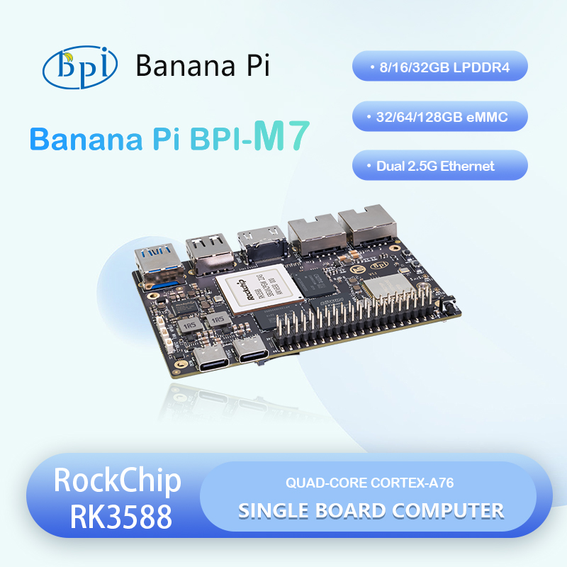 Banana Pi Bpi-m7 Rockchip Rk35 - Banana Pi Bpi M7 Rk3588 incelemesi ve fiyatı