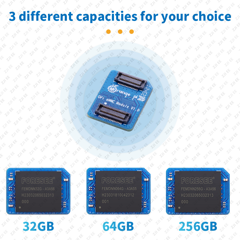Orange Pi EMMC Modülü 32GB 64G - Orange Pi 5 Plus 32Gb incelemesi ve fiyatı