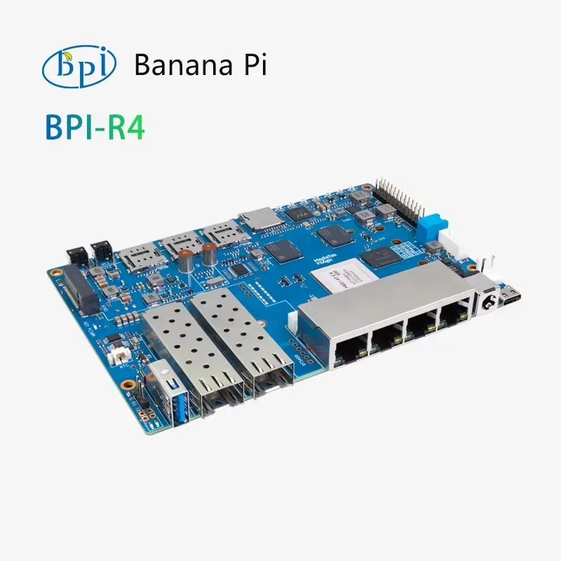 Banana Pi için MTK MT7988A Tas - Bananapi Bpi R4 Wifi 7 incelemesi ve fiyatı