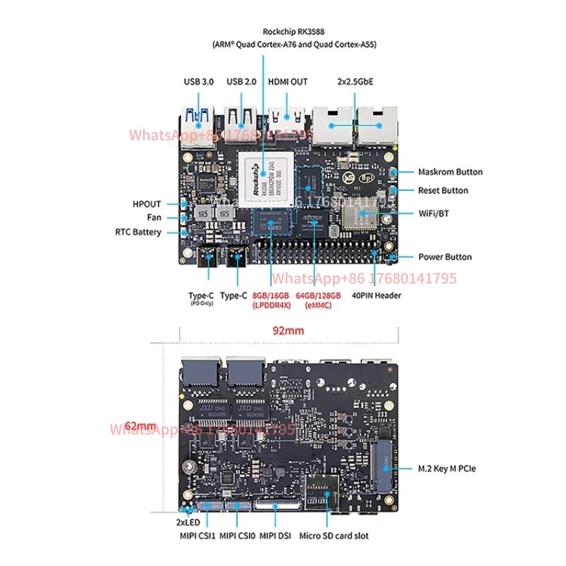 RK3588 Tek Kartlı Bilgisayar S - Banana Pi Bpi M7 Rk3588 incelemesi ve fiyatı