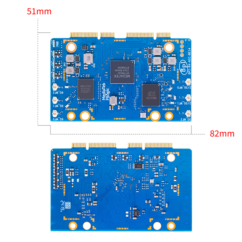 Banana Pi BPI-R4-NIC-BE14 WiFi - Bananapi Bpi R4 Wifi 7 incelemesi ve fiyatı